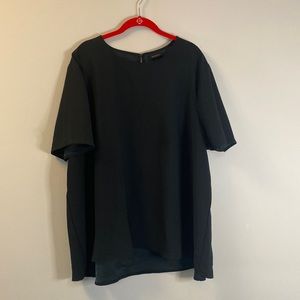 Black high-low Who What Wear Blouse - 3X